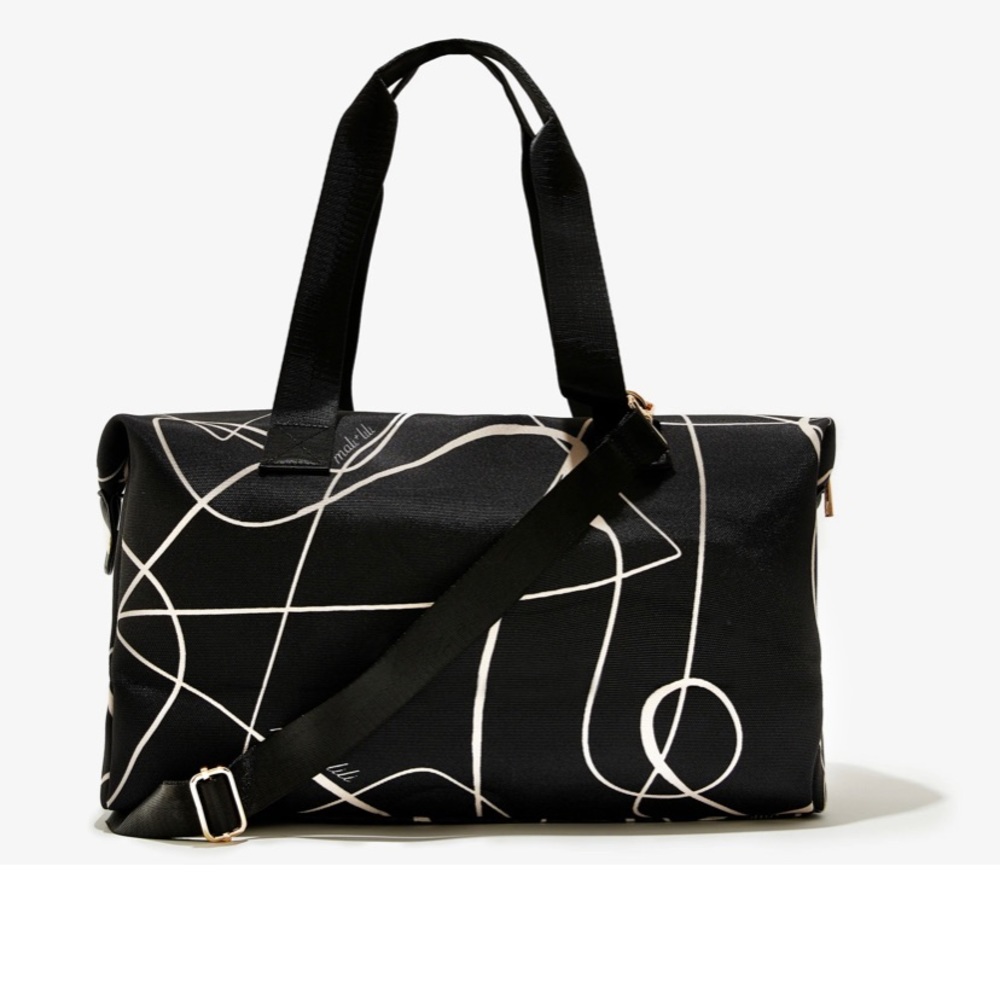 Signature Abstract Print Weekender Bag - Picture 2 of 3